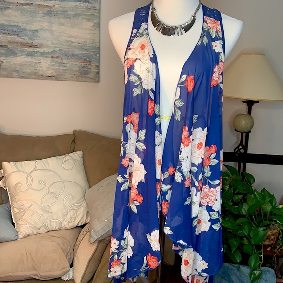 torrid Tops - Torrid Sleeveless Kimono 3/4